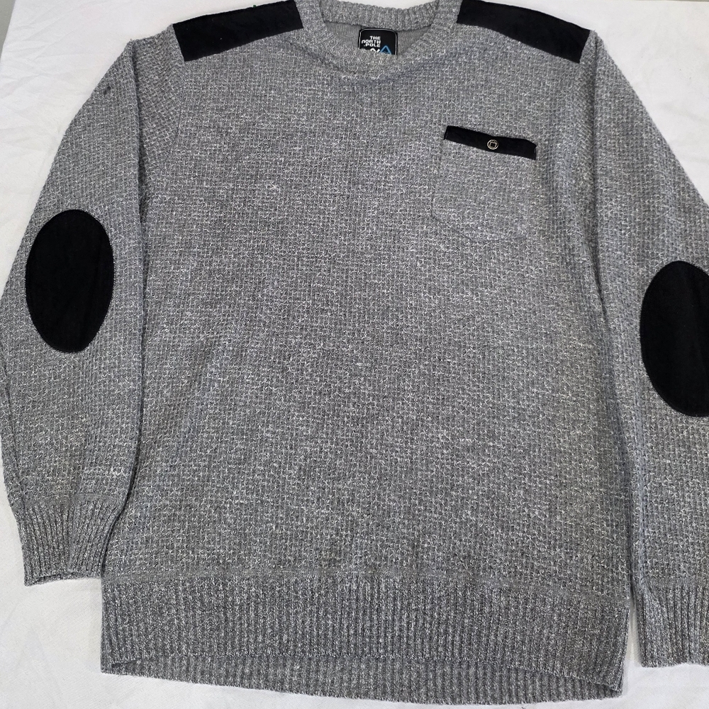 Northpole Classic Gray Crewneck Sweater For Men Size L